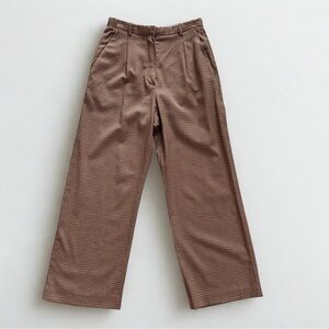 ARITZIA WILFRED Plaid Wide Leg Trousers